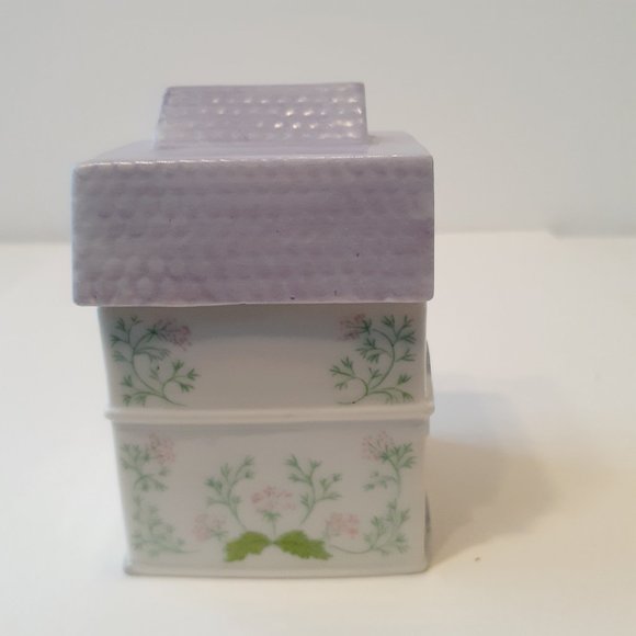 1989 Lenox Porcelain Spice Village CORIANDER Spice Jar Cottage House - Picture 7 of 12
